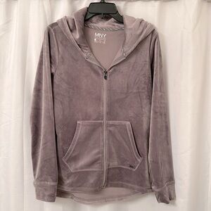 NWOT Velvet Zip Hoodie